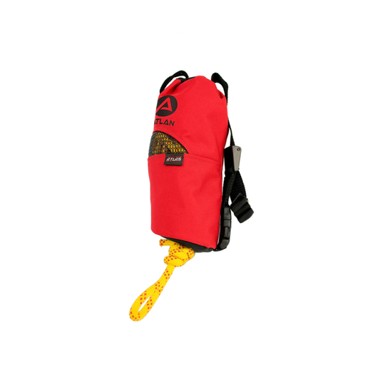 Sac de lancer conique Atlan avec corde de 50 ft en brin simple, 7,9 mm, pour activités nautiques, de Paddle.ca