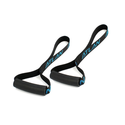 Système d'ancrage amovible Atlan pour transport, en paire, conçu par Paddle.ca, avec fixation solide pour sécuriser le chargement.