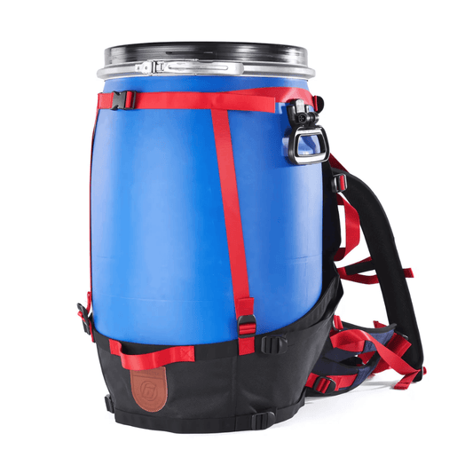 Sac à dos Bad Hass Adjustable Barrel Pack de Paddle.ca avec compartiments réglables et design pratique pour le sport et la randonnée.