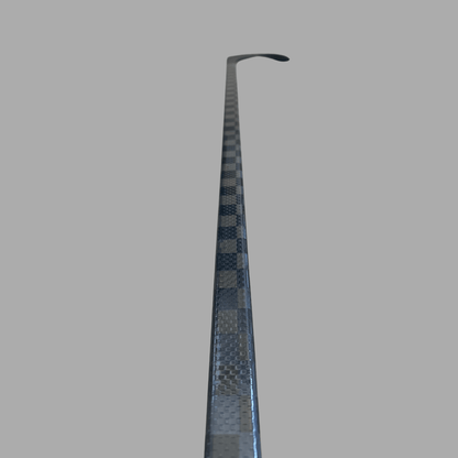 LabSports Pro All Black V1 hockey stick shaft design