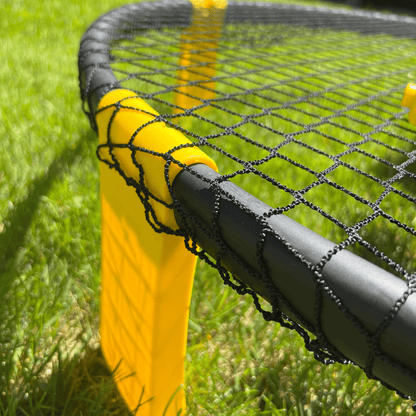 Poteau et structure du filet Roundnet avec système de tension réglable