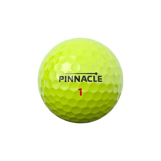 Balles de golf Pinnacle Distance 2025 de la marque Golf Stuff, paquet de balles de golf pour longue distance, vue en gros plan