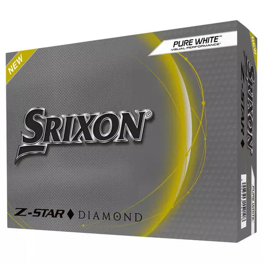 Balles de golf Srixon Z Star Diamond 2023, pack de 12, balles de haute performance pour jeu de golf.