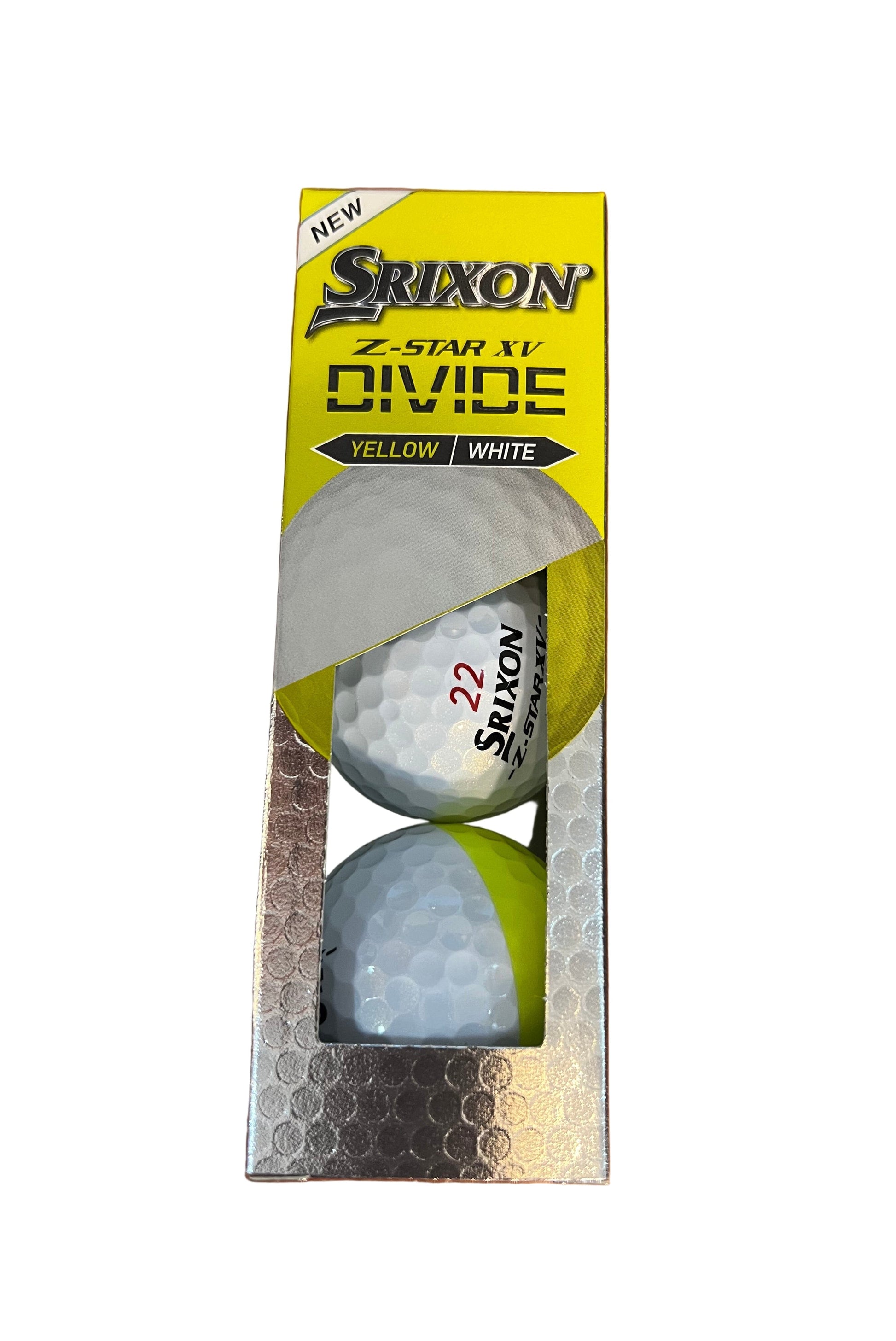 Srixon Z Star XV Divide '25 balles de golf dans un emballage, marque Golf Stuff, balles de golf hautes performances