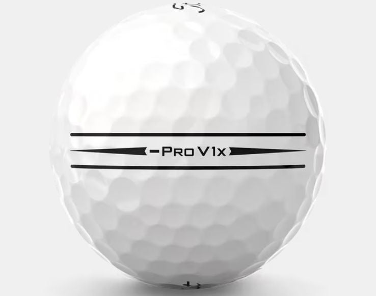 Balles de golf Titleist Pro V1x Left Dash pour l'alignement, conçues pour améliorer la précision, marque Golf Stuff.