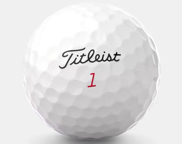 Balles de golf Titleist Pro V1x Left Dash pour l'alignement, conçues pour améliorer la précision sur le terrain.