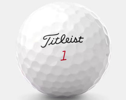 Balles de golf Titleist Pro V1x Left Dash pour l'alignement, conçues pour améliorer la précision sur le terrain.