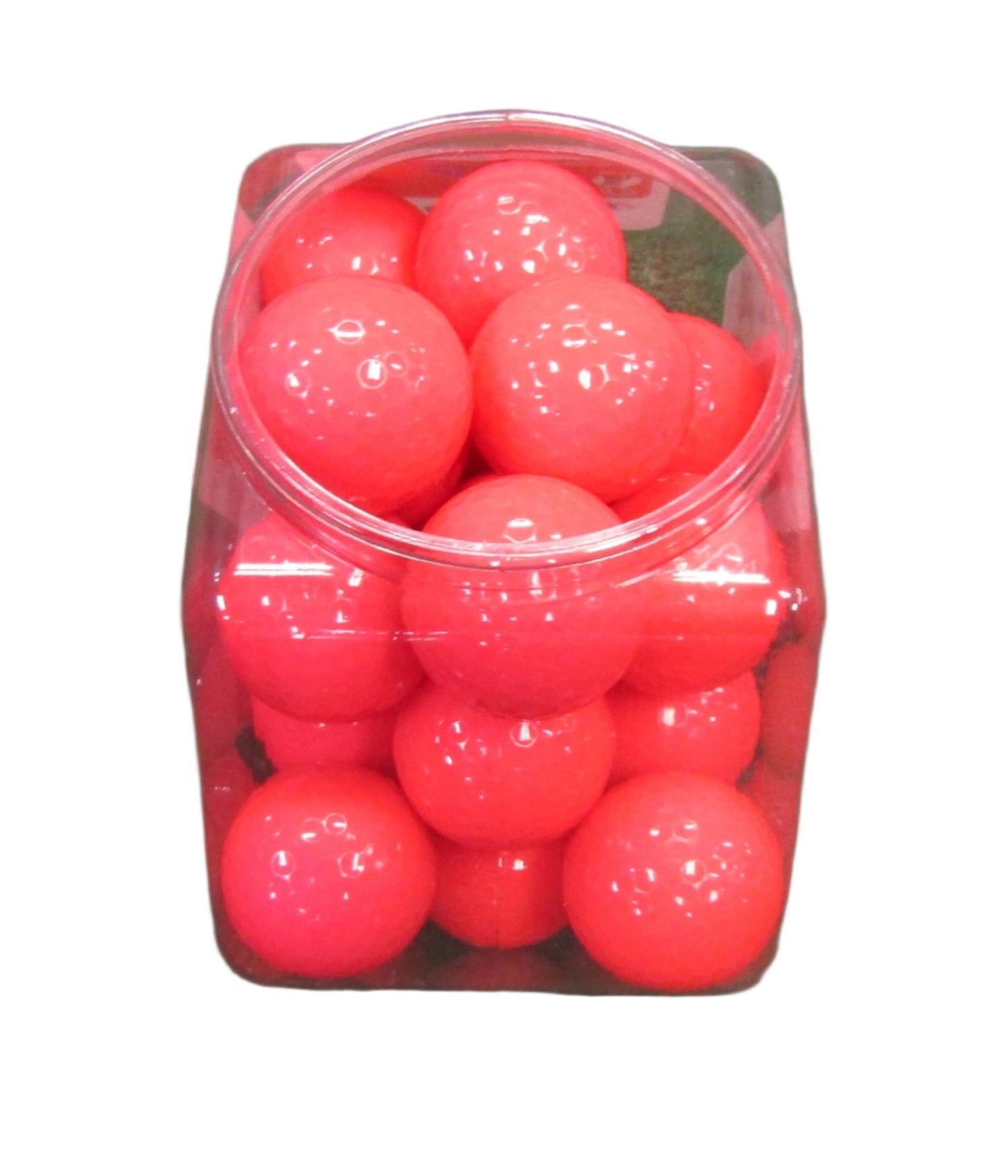 Balles de golf colorées de pratique Volf Golf Bulk 2 couches, marque Golf Stuff, en rose clair, lot de balles.
