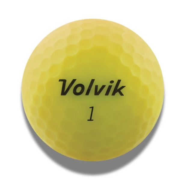 Ballons de golf Volvik Vivid Soft, balle de golf souple et colorée, idéale pour jouer au golf avec précision et confort.