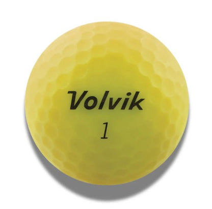 Ballons de golf Volvik Vivid Soft, balle de golf souple et colorée, idéale pour jouer au golf avec précision et confort.